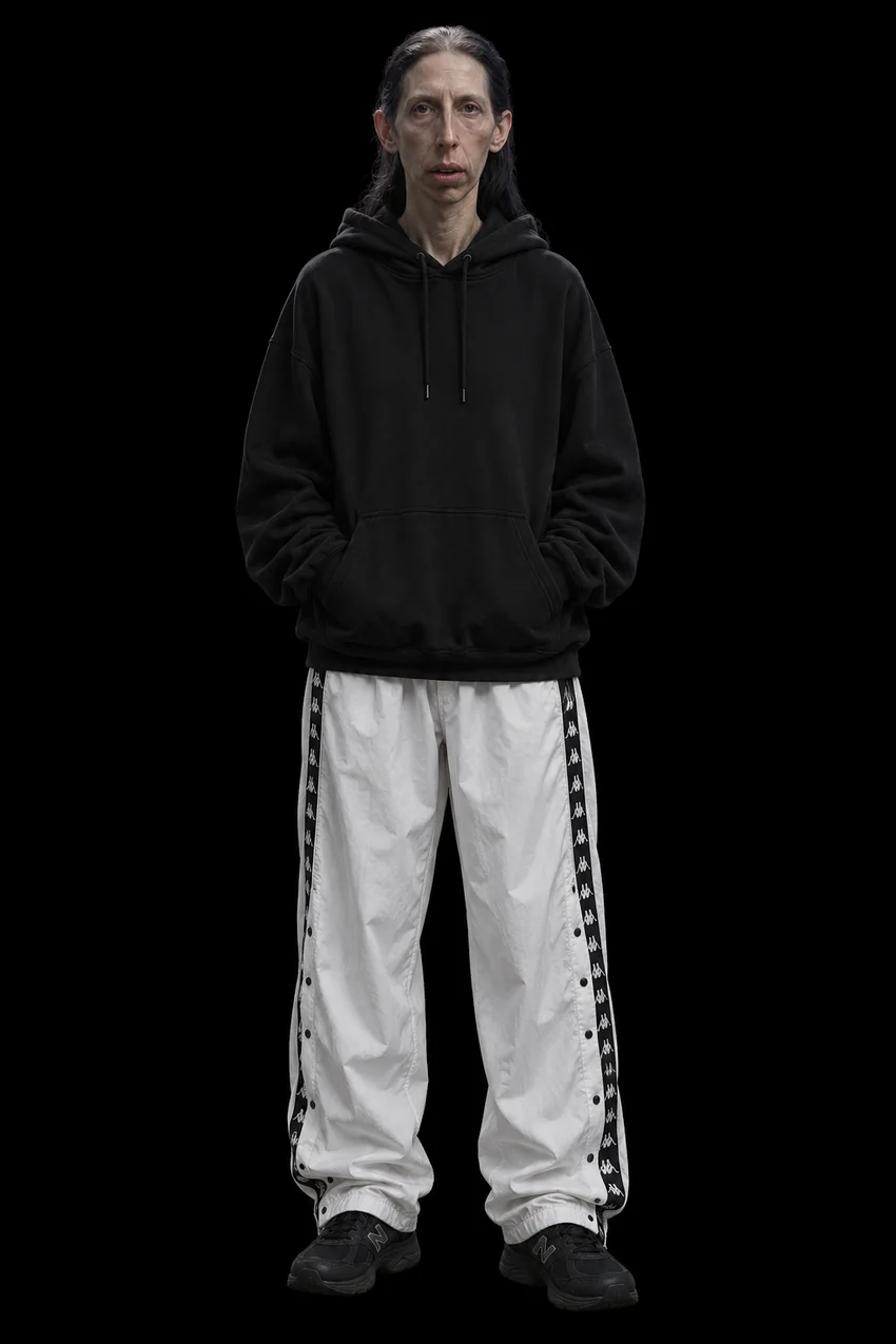 Full-length character portrait of Lady Sorel Badger